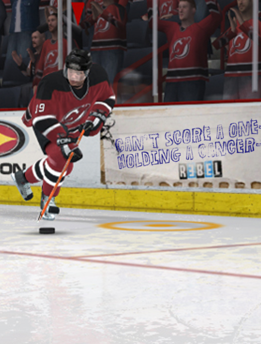 Can't score holding a cancer-stick