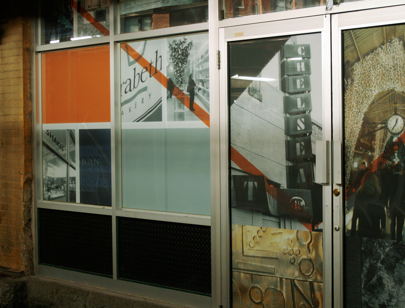Chelsea Market door collage