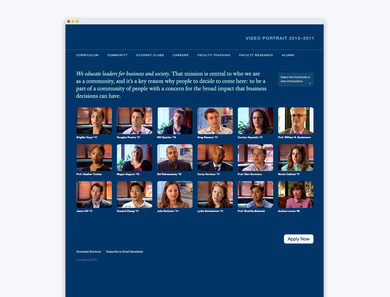 SOM video portraits