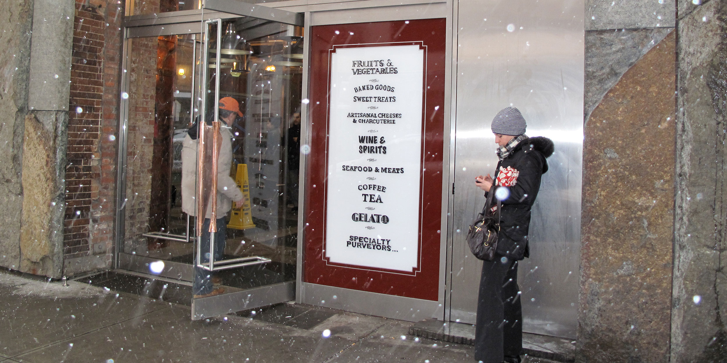 Chelsea Market exterior signage