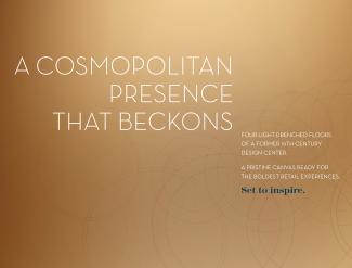 A cosmopolitan presence that beckons