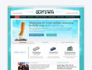 NJ Quit2Win website